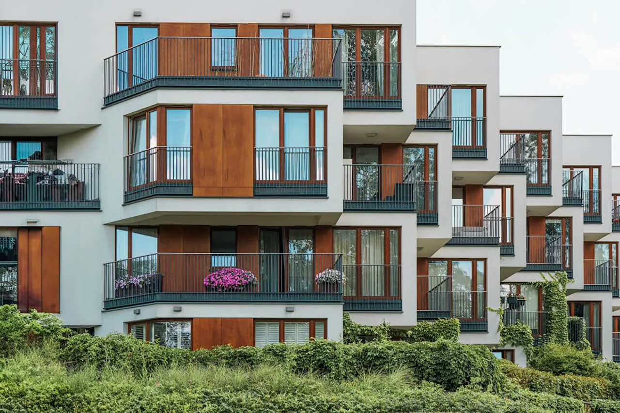 Modern dual-occupancy residence